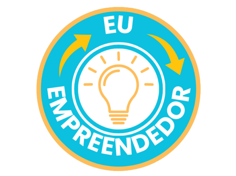 Logo do Eu Empreendedor, educação para sair do CLT com segurança